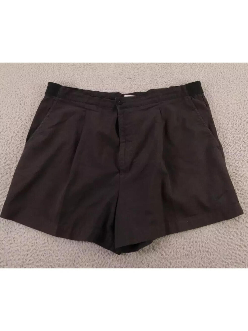 Nike Shorts Men's 38 Black Elastic Waist Polyester Golf